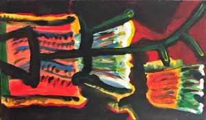 ABSTRATO - Janela laranja