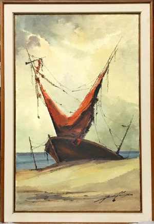 BARCO NA PRAIA